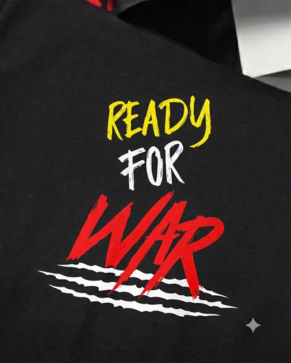Unisex Half sleeve 'Ready For War' T-Shirt