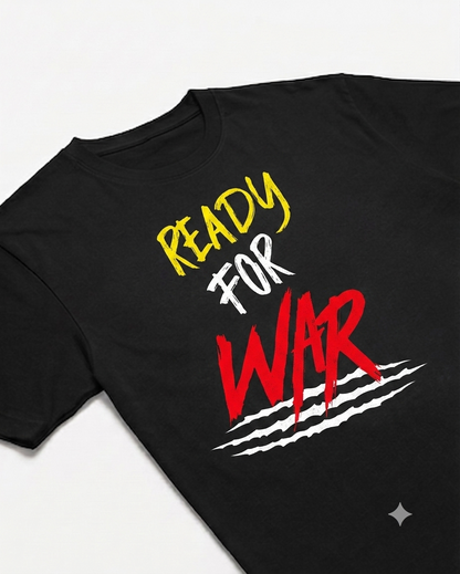 Unisex Half sleeve 'Ready For War' T-Shirt