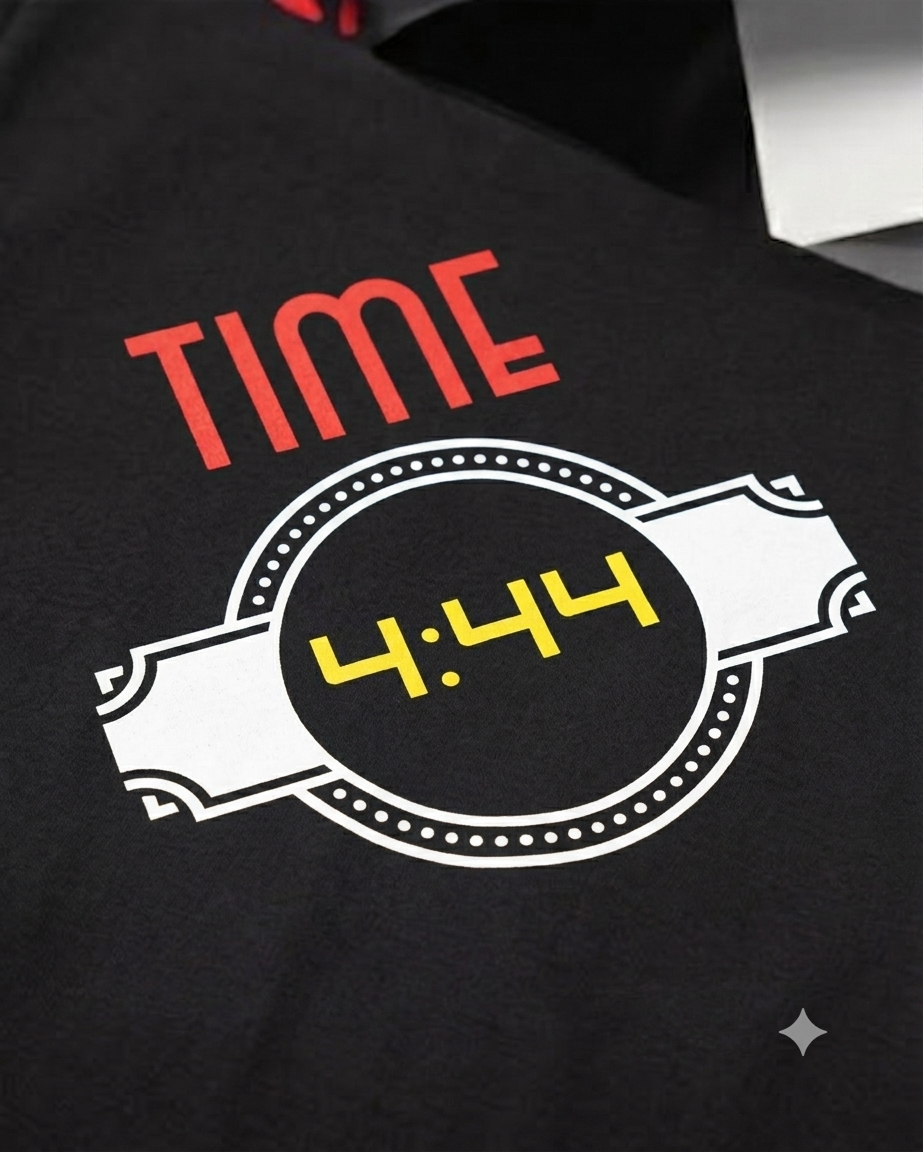 Unisex Half sleeve 'Time 4:44' T-Shirt